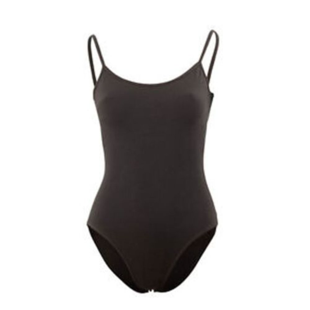 Bloch CL5407 Girl's Size 6x-7 (Intermediate) Black "Plie" Camisole Leotard